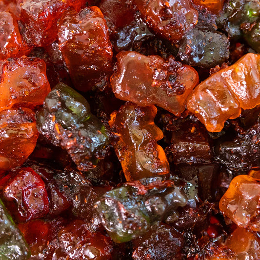 Gummy Bears with Chamoy Boy Sauce